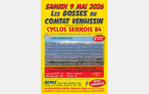 notre rando Bosses du Comtat samedi 09 mai 2026