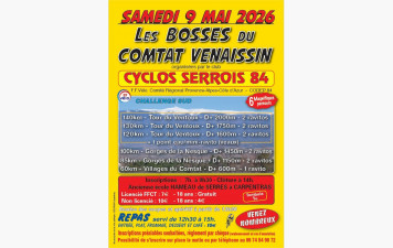 notre rando Bosses du Comtat samedi 09 mai 2026