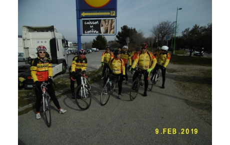 Jolie sortie de plus de 120 kms jusqu'à Eygalières
