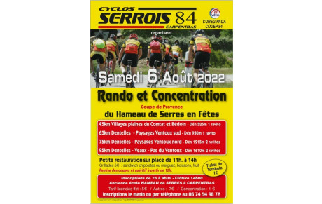 Rallye Fêtes de Serres Samedi 6 Août 2022